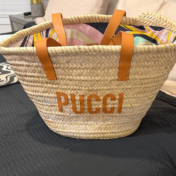 Emilio Pucci Handbags - Large Emilio Pucci Woven Tote Bag